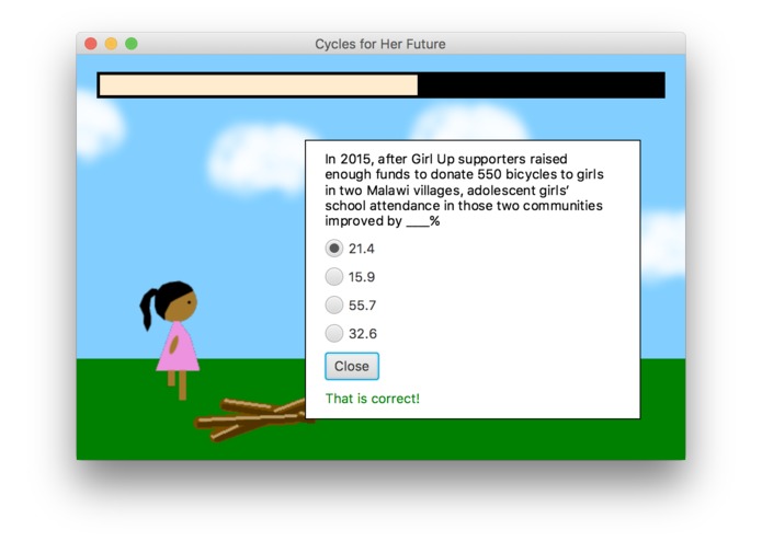 Cycles for Her Future – screenshot 3