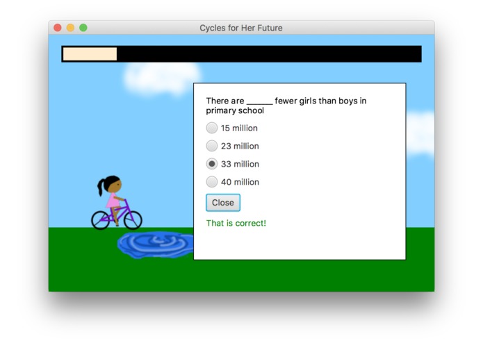 Cycles for Her Future – screenshot 5