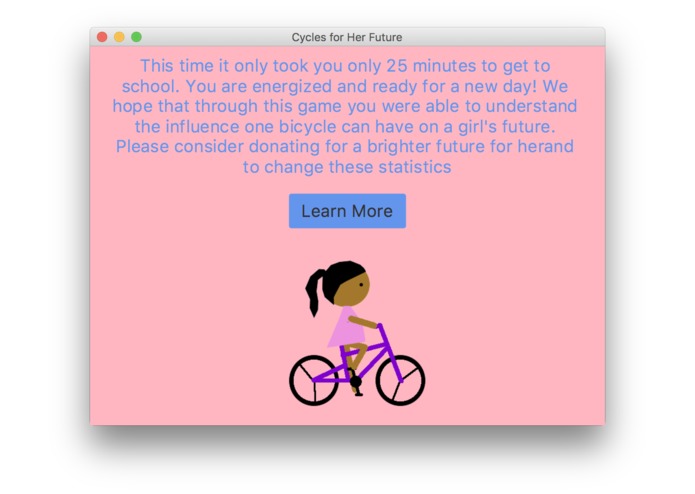 Cycles for Her Future – screenshot 6