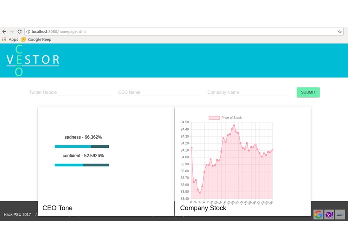 CEO Vestor – screenshot 1