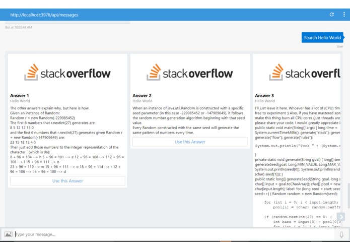 CoderBot – screenshot 1