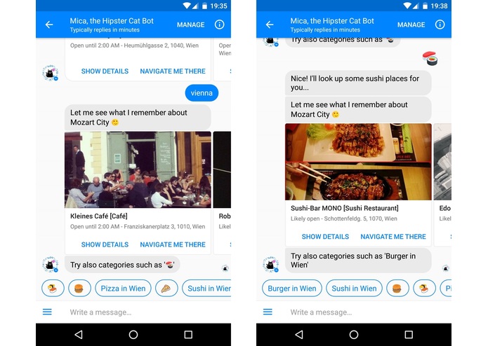 Mica, the Hipster Cat Bot – screenshot 2