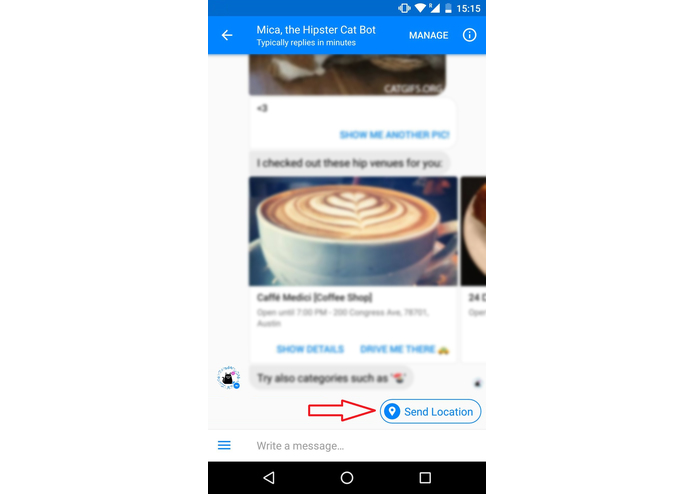 Mica, the Hipster Cat Bot – screenshot 3
