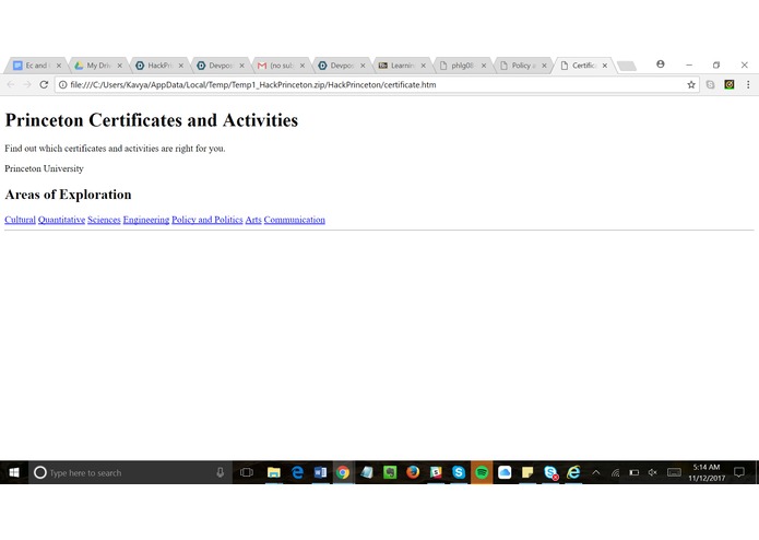 Activities and Academics United  – screenshot 1