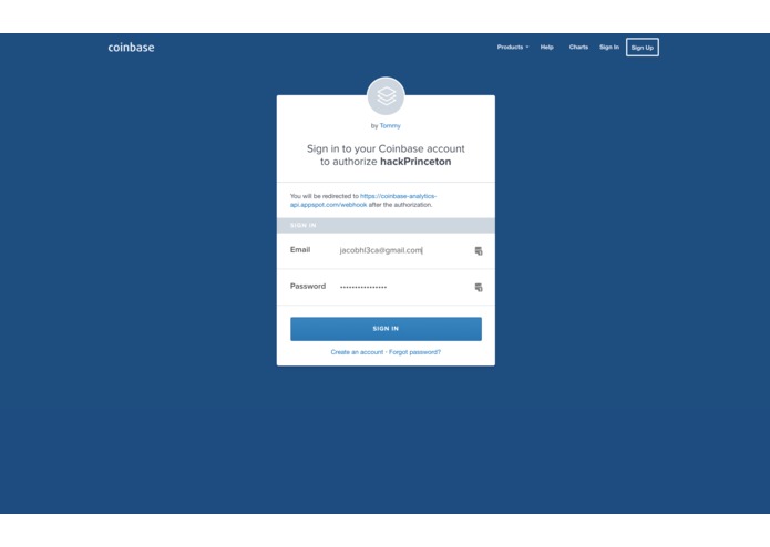 Coinbase Analytics – screenshot 4
