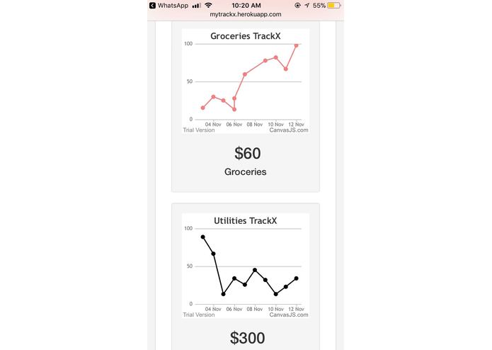TrackX – screenshot 2