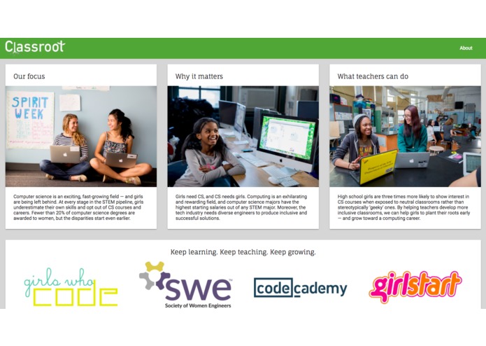 Classroot – screenshot 2