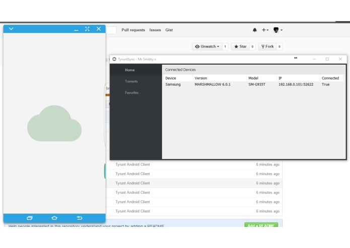 TyruntSync – screenshot 1
