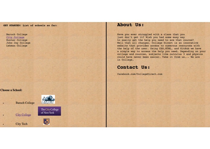College Direct – screenshot 2