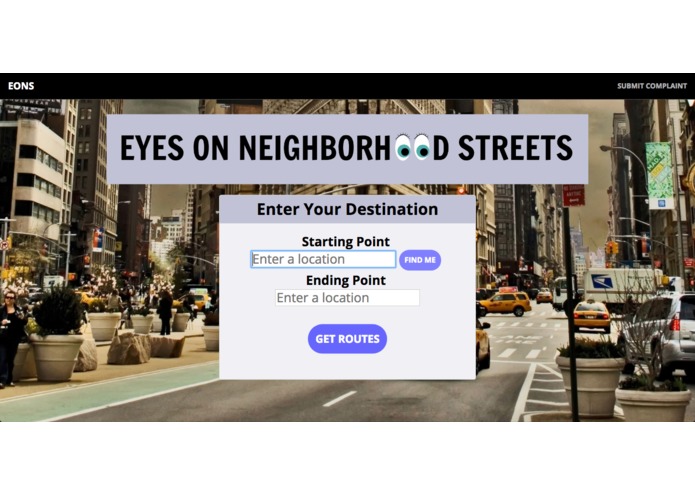 Eyes On Neighborhood Streets (EONS) – screenshot 2