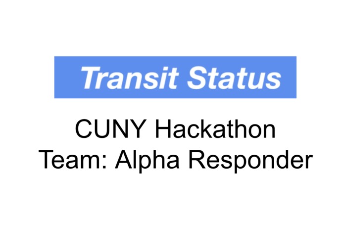 Transit Status – screenshot 1