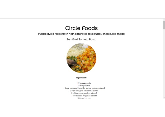 My Healthy Circle – screenshot 2
