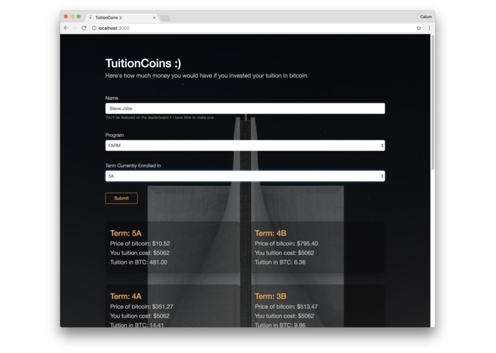 TuitionCoins – screenshot 2