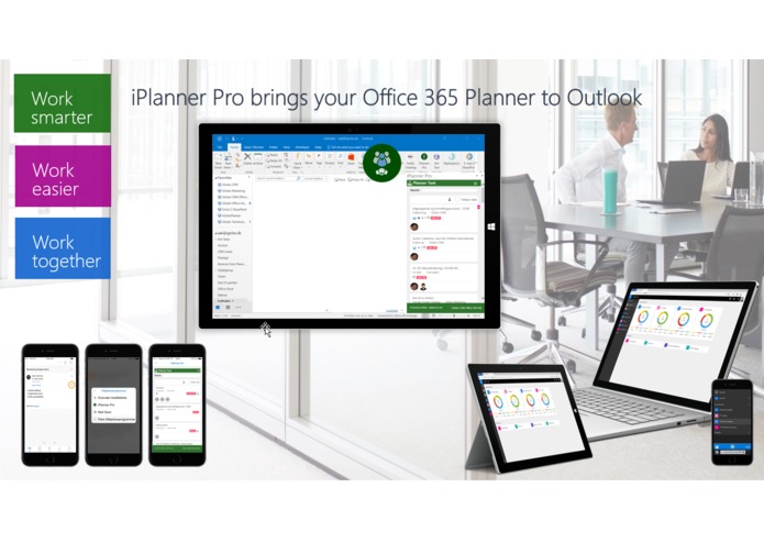 iPlanner Pro Outlook Add-in – screenshot 1