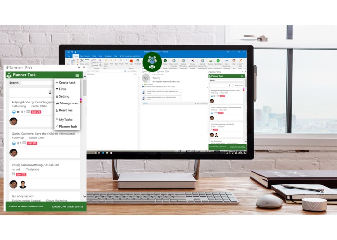 iPlanner Pro Outlook Add-in – screenshot 2