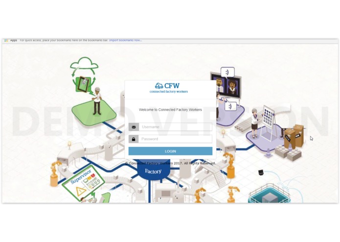 Connected  Factory Workers for health monitoring – screenshot 1
