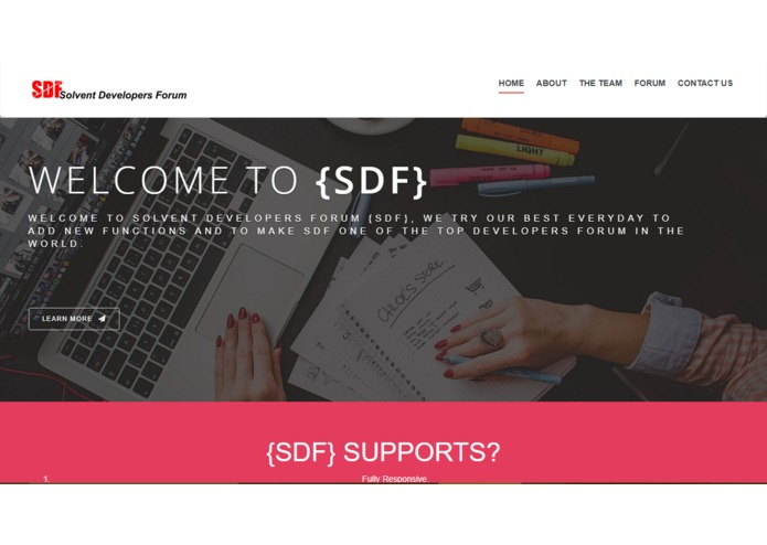 Solvents Developers Forum – screenshot 1