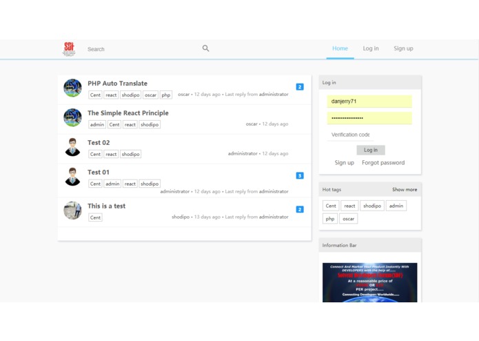 Solvents Developers Forum – screenshot 2