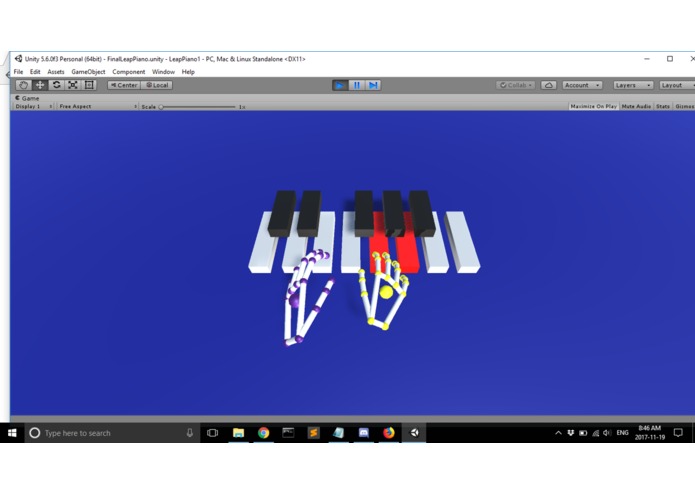 LeapPiano – screenshot 1