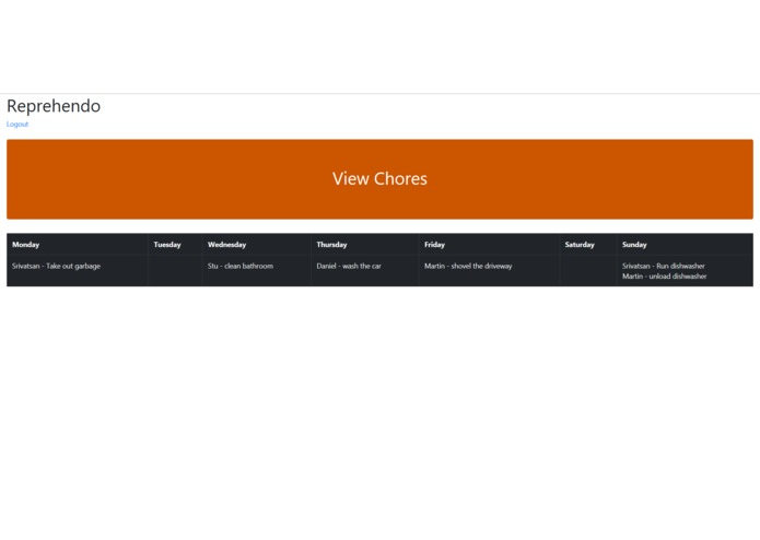 reprehendo – screenshot 2