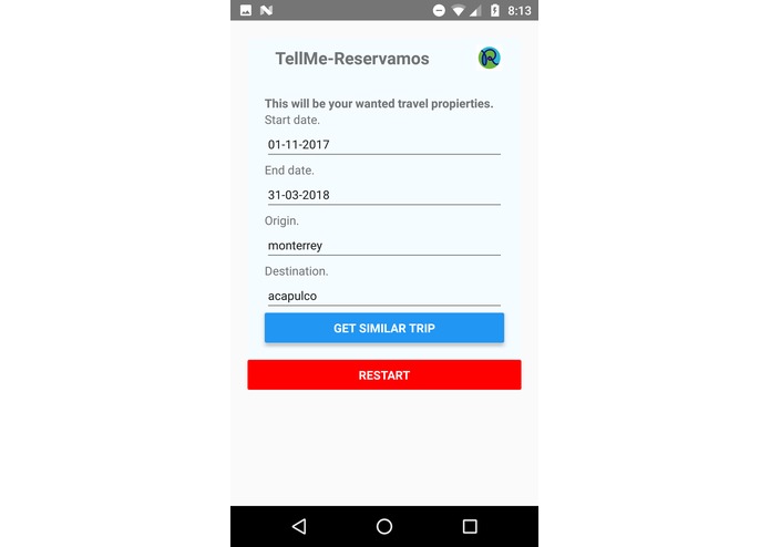TellMeReservamos – screenshot 3
