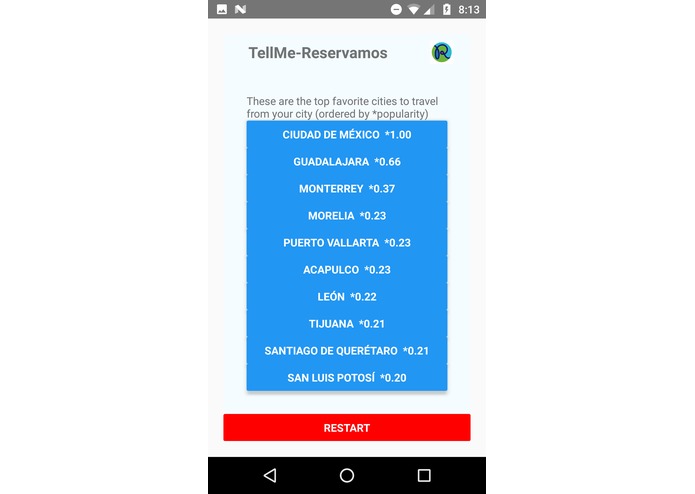 TellMeReservamos – screenshot 2