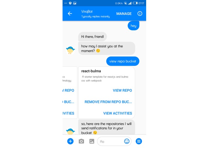 VinqBot – screenshot 3