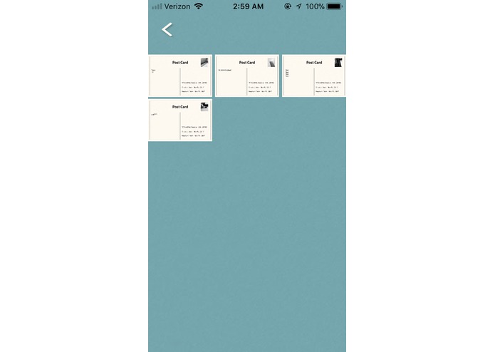 PostCard Application – screenshot 5