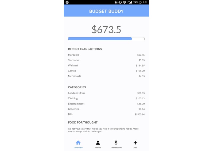 BudgetBuddy – screenshot 2