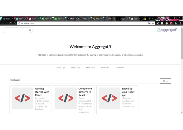 AggregatR – screenshot 2
