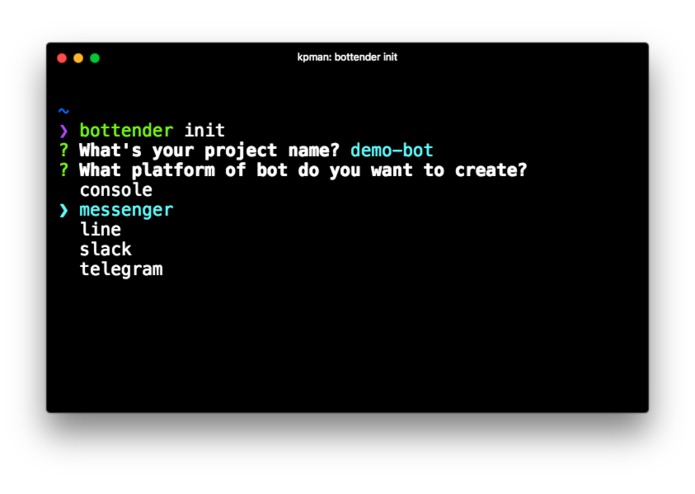 Bottender – screenshot 3