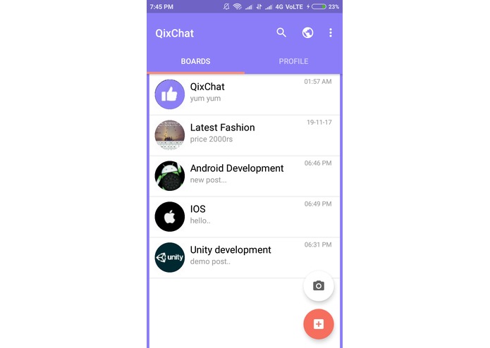 qixchat – screenshot 2