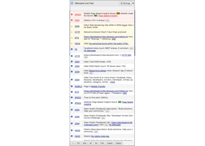 f19n Obtrusive Livetest – screenshot 2