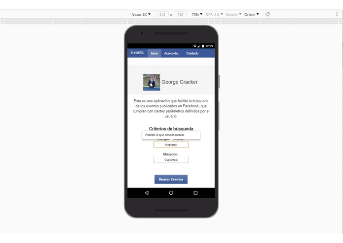 Facebook Event Finder – screenshot 1