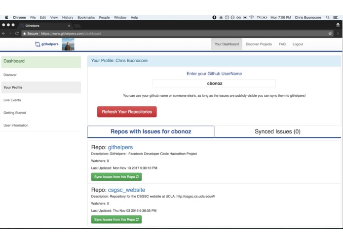 Githelpers – screenshot 2