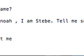 Stebe the learning bot