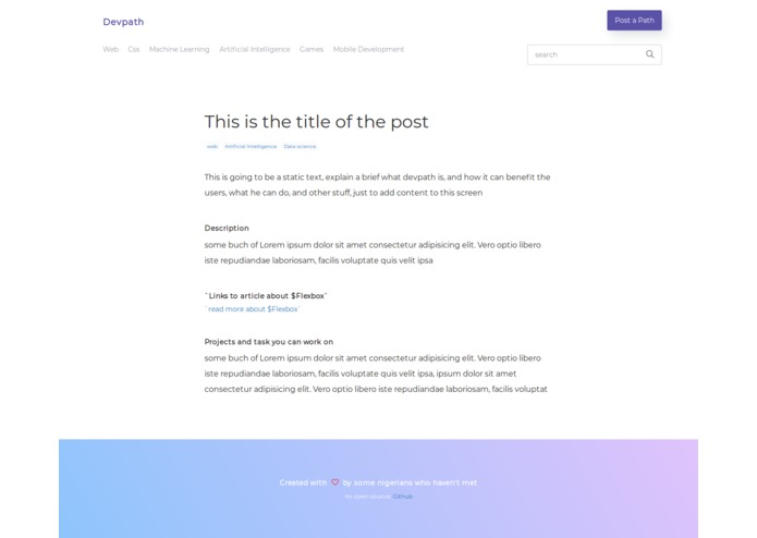 Devpath – screenshot 3