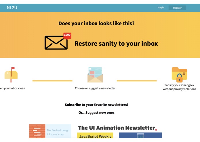 Newsletter To You – screenshot 2