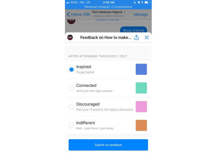 Tech Meetups NG Bot – screenshot 2