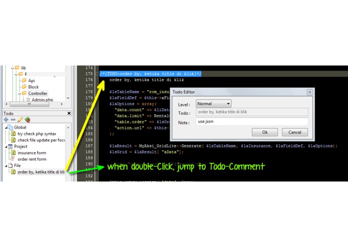 AksiIDE – screenshot 5