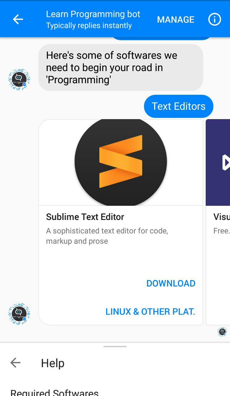 Learn Programming bot | Devpost