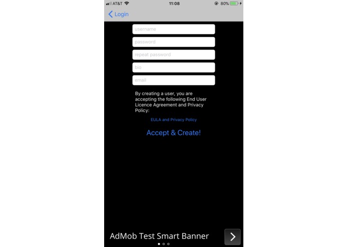 Challenger iOS/Android Social Media Application – screenshot 3