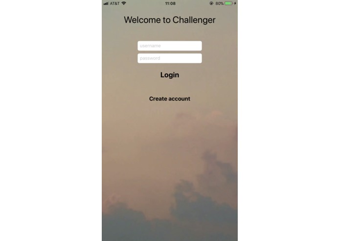 Challenger iOS/Android Social Media Application – screenshot 2