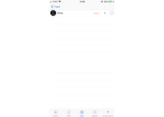 Challenger iOS/Android Social Media Application – screenshot 13