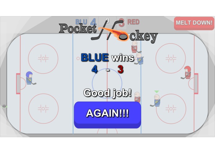 Pocket hockey – screenshot 2