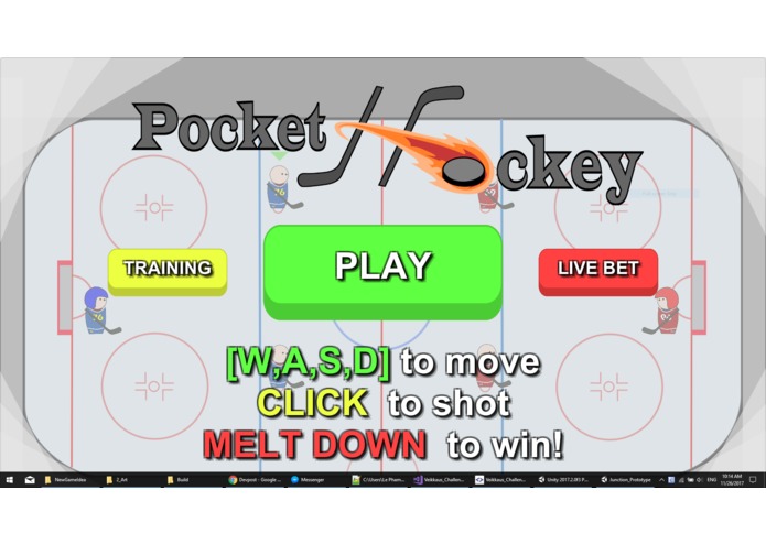 Pocket hockey – screenshot 1