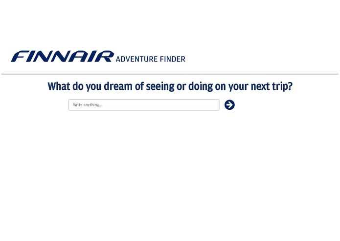 Finnair Adventure Finder – screenshot 2