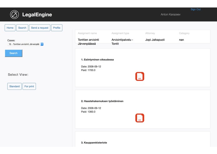 LegalEngine - qqmbr team – screenshot 2