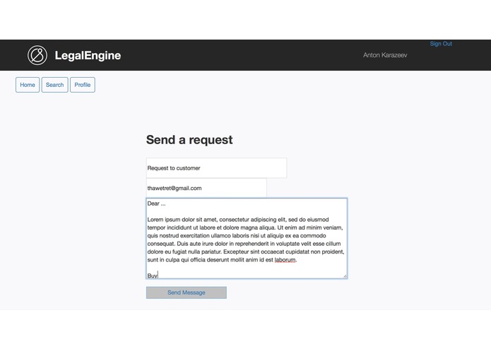 LegalEngine - qqmbr team – screenshot 3