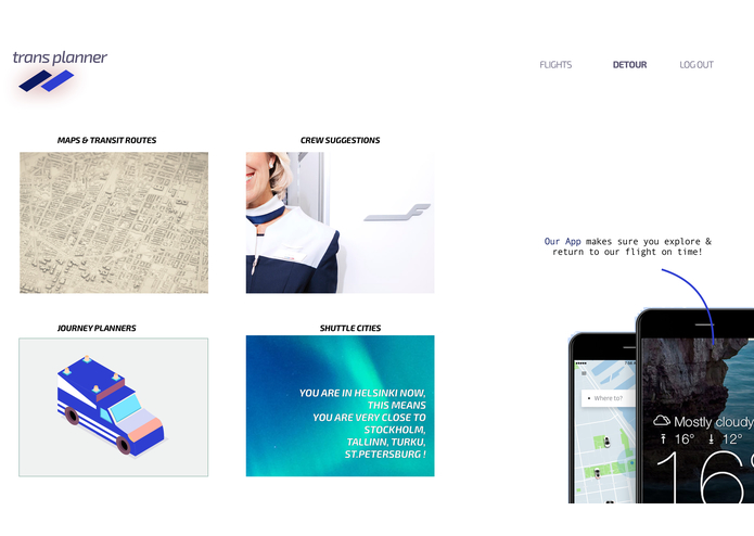 Finnair TransPlanner – screenshot 4